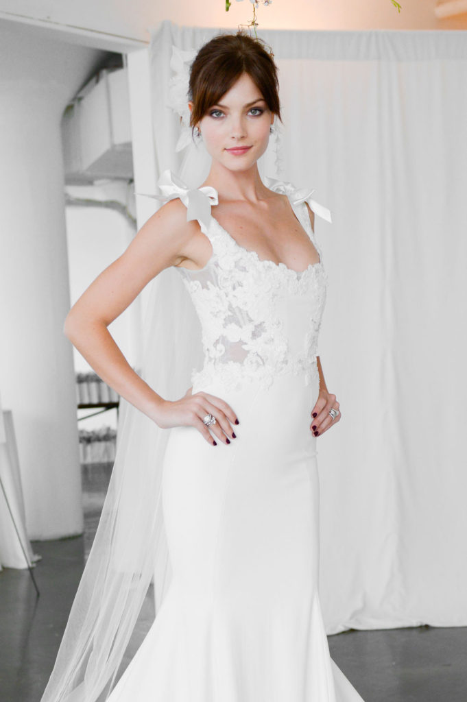 Wedding Trends - From Princess Capes to Polished Pants Marchesa brd F18 028 681x1024 - Wedding Trends - From Princess Capes to Polished Pants