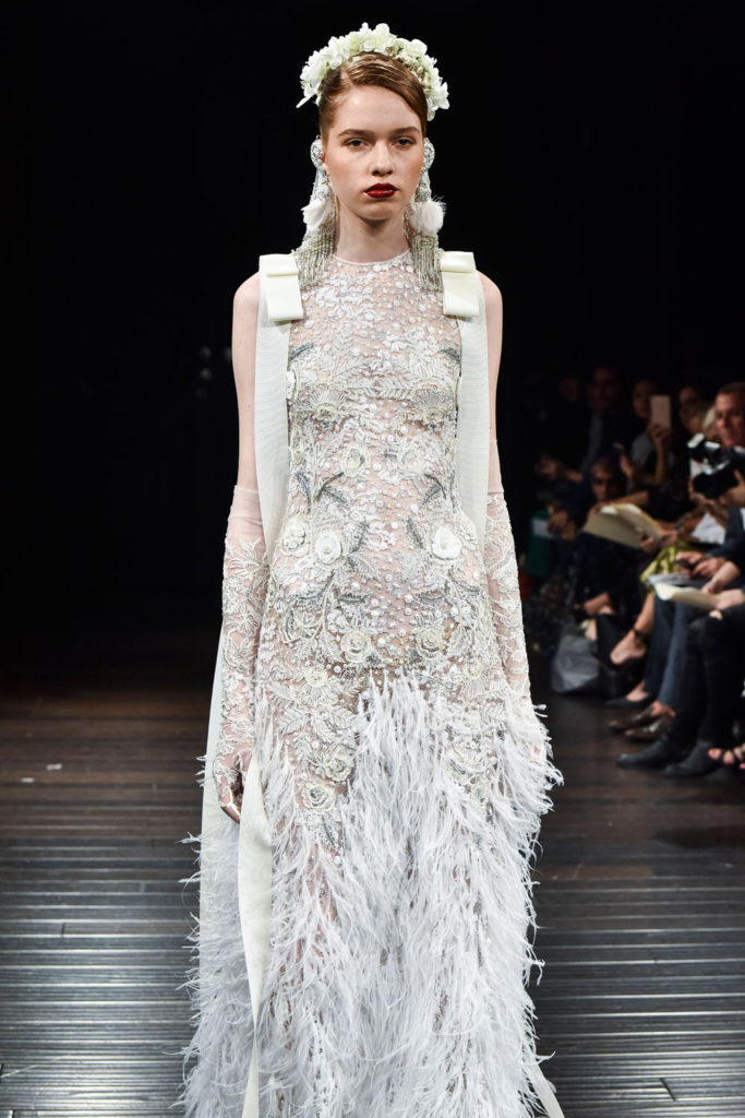 Wedding Trends - From Princess Capes to Polished Pants Naeem Khan brd F18 017 683x1024 - Wedding Trends - From Princess Capes to Polished Pants