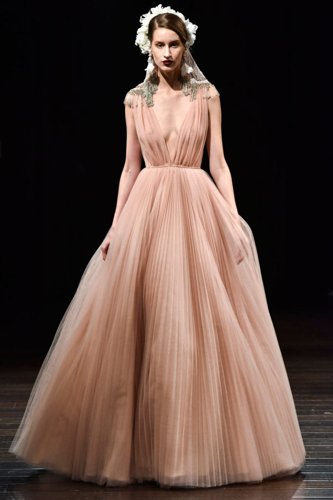 Wedding Trends - From Princess Capes to Polished Pants Naeem Khan brd F18 022 683x1024 - Wedding Trends - From Princess Capes to Polished Pants