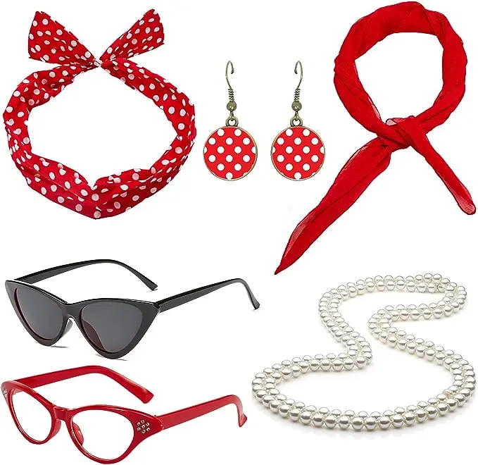 50's Costume Accessories Set