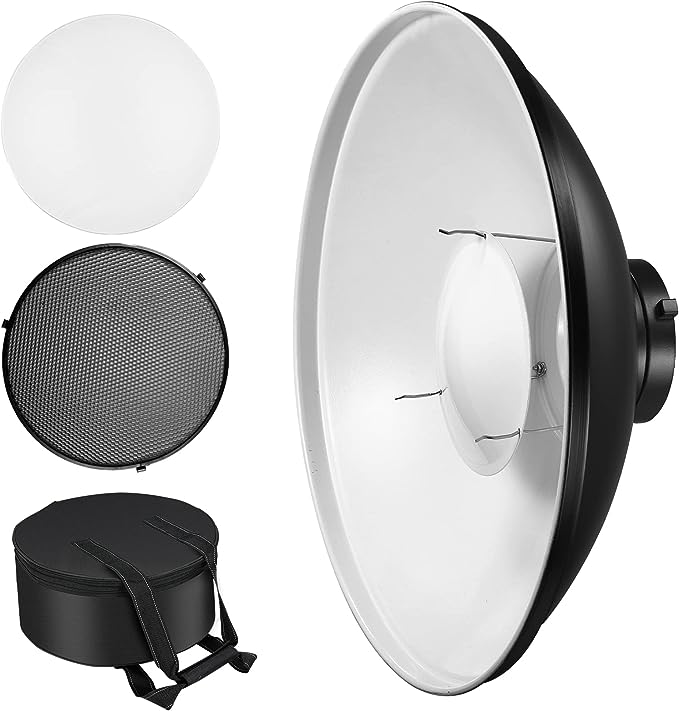 Beauty Dish - often used for portrait and beauty photography