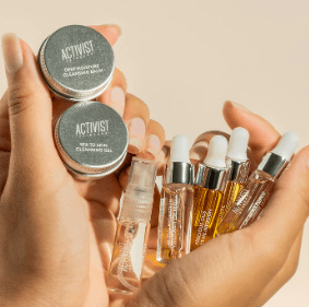 Organic Skincare Set in Refillable Packaging