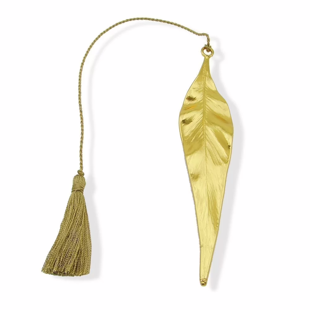 Bookmark Book Marker 24K Gold plated