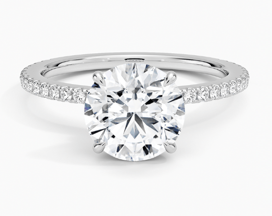 Princess-cut diamond engagement ring we’re loving