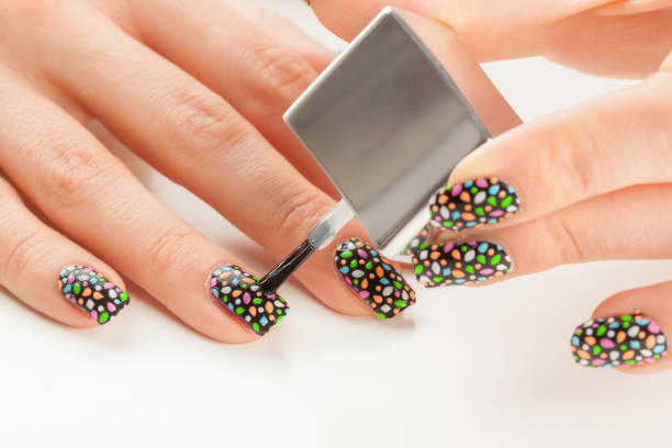 Skittle Nail Art