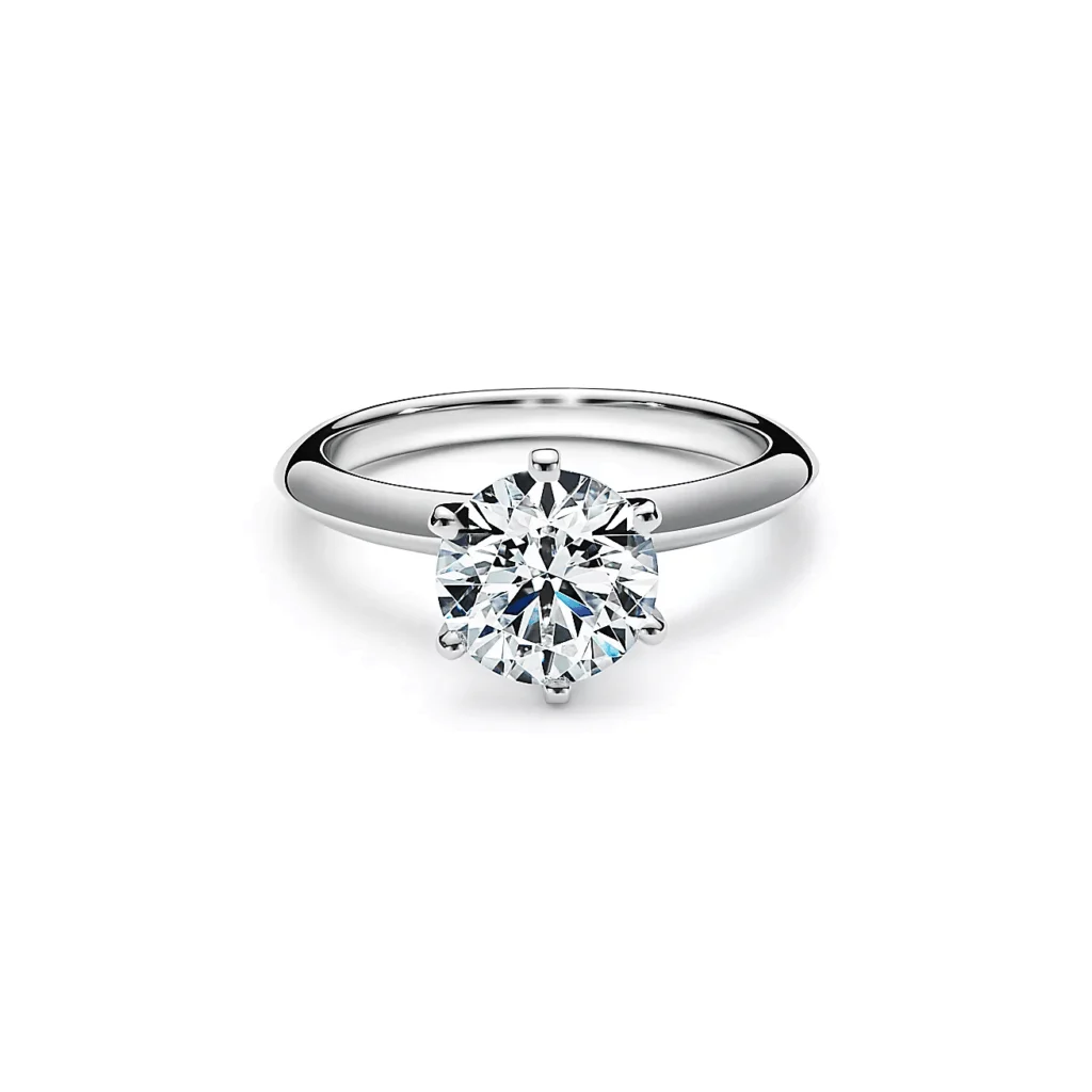 The Tiffany® Setting Engagement Ring in Platinum
