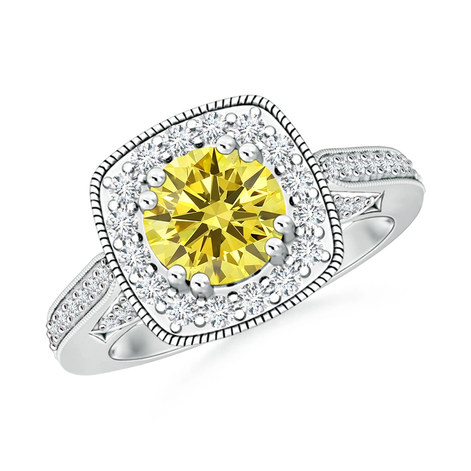 Classic round-cut engagement ring we’re loving