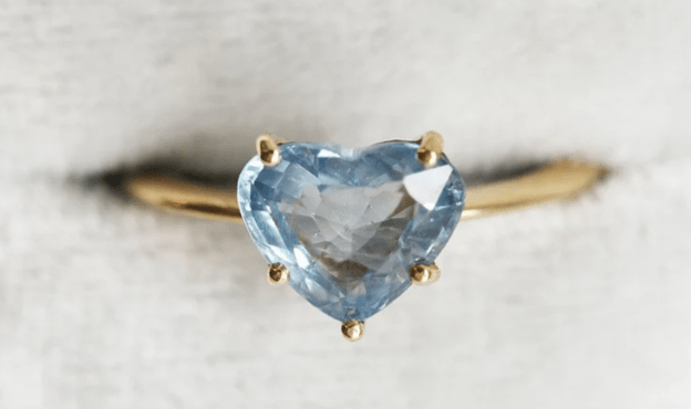 Unique gemstone engagement ring we’re loving