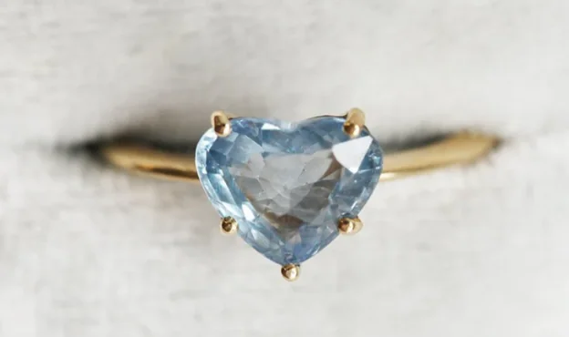 Unique gemstone engagement ring we’re loving