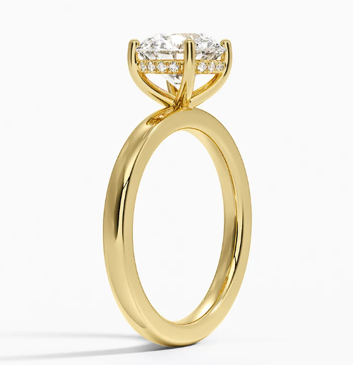 Sydney Perfect Fit Diamond 2mm Engagement Ring in 18K Yellow Gold