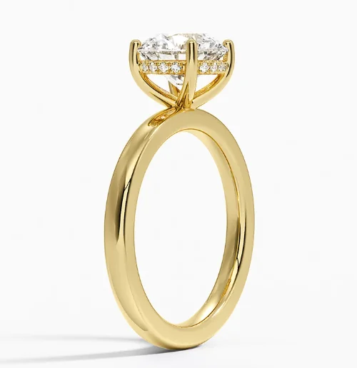 Sydney Perfect Fit Diamond 2mm Engagement Ring in 18K Yellow Gold