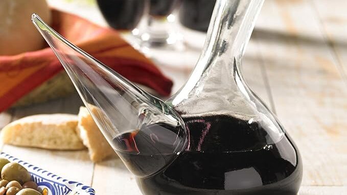 La Tienda Glass Porron Wine Pitcher  gifts for mom
