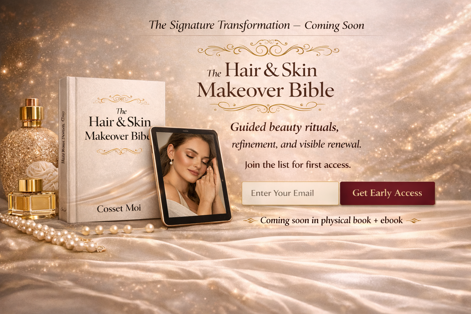 The Hair & Skin Makeover Bible early access banner