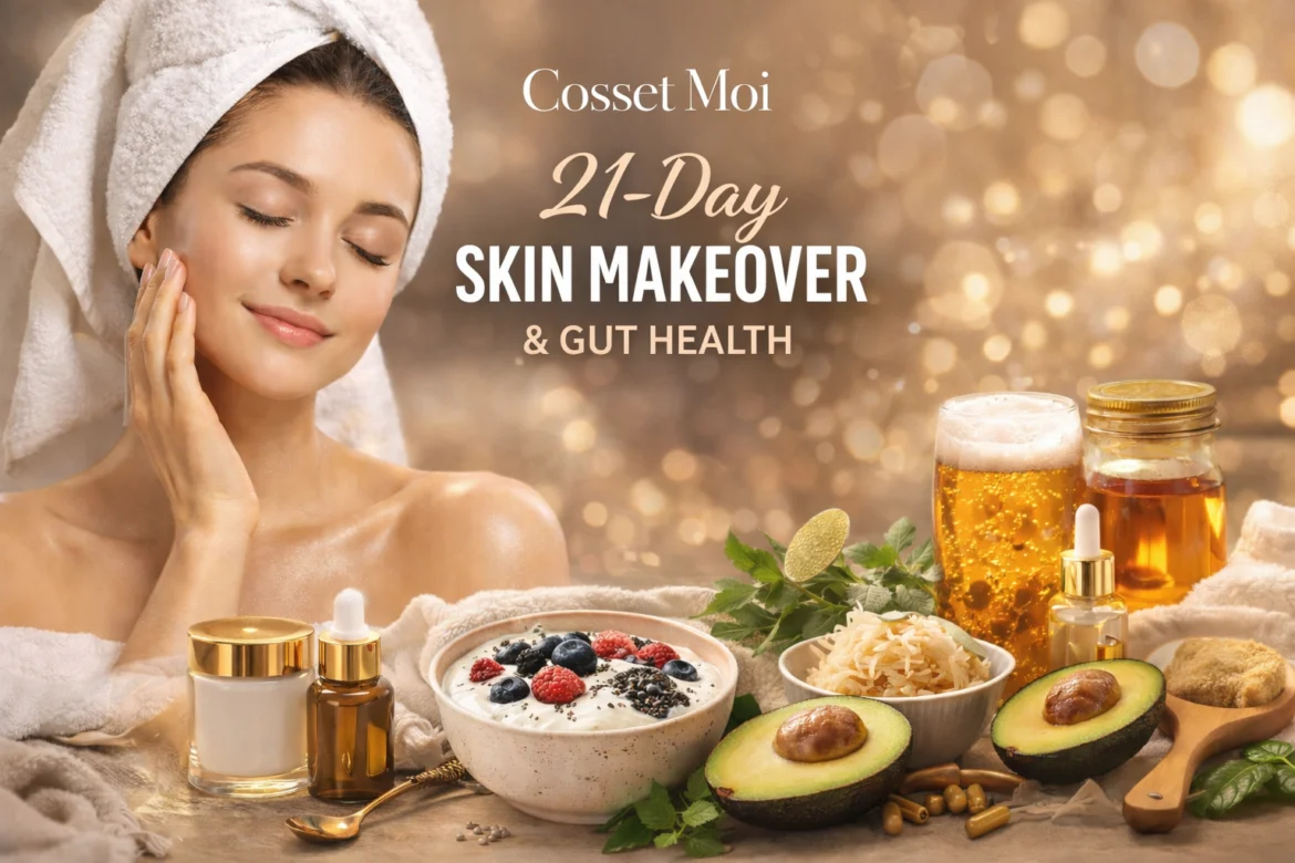 The Cosset moi 21-day skin gut health makeover