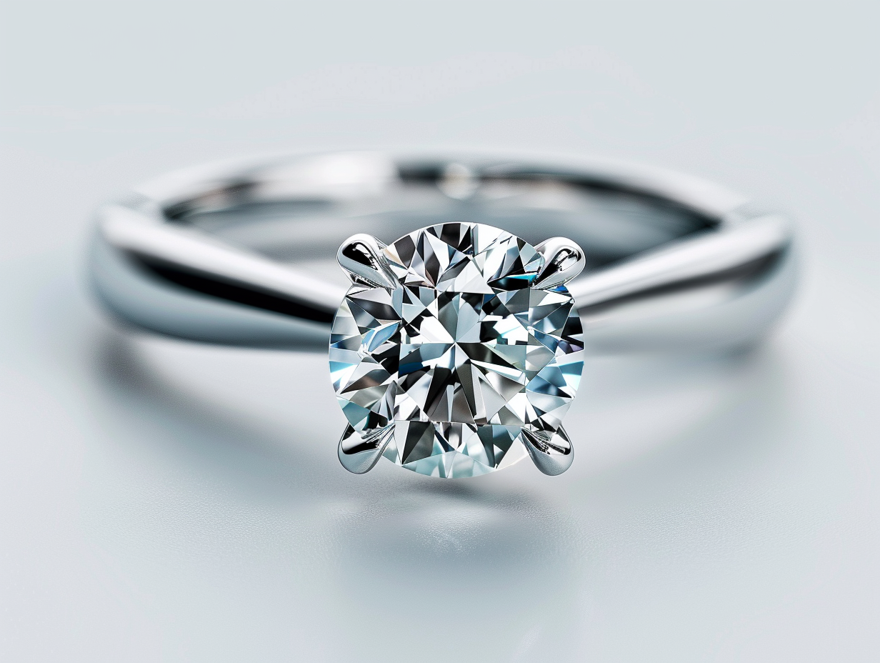 Classic platinum diamond engagement rings — Cossèt Môi 2026