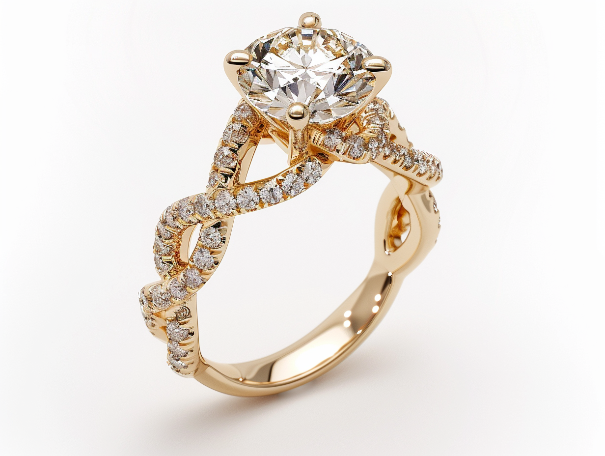 Yellow gold engagement ring — Cossèt Môi 2026 Ring Edit