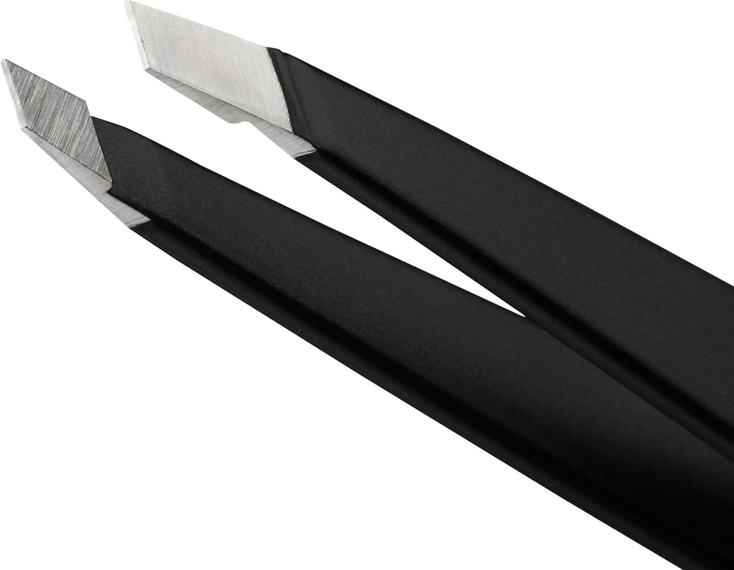 Tweezerman slant tweezer tips in black
