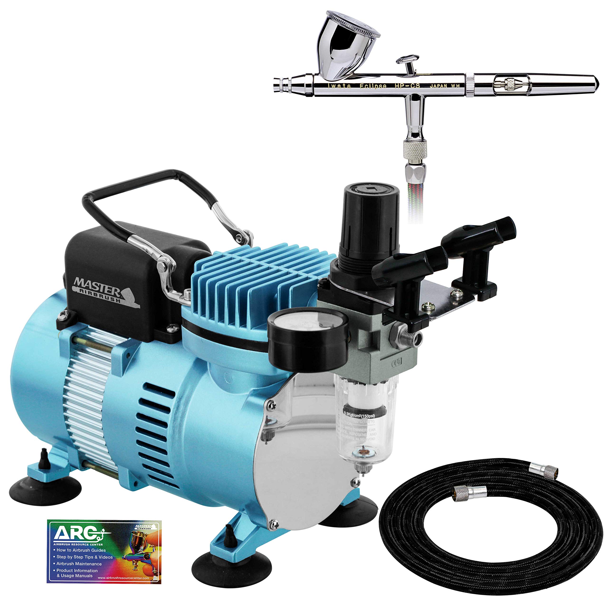 Iwata Eclipse HP-CS airbrush set with Cool Runner II compressor