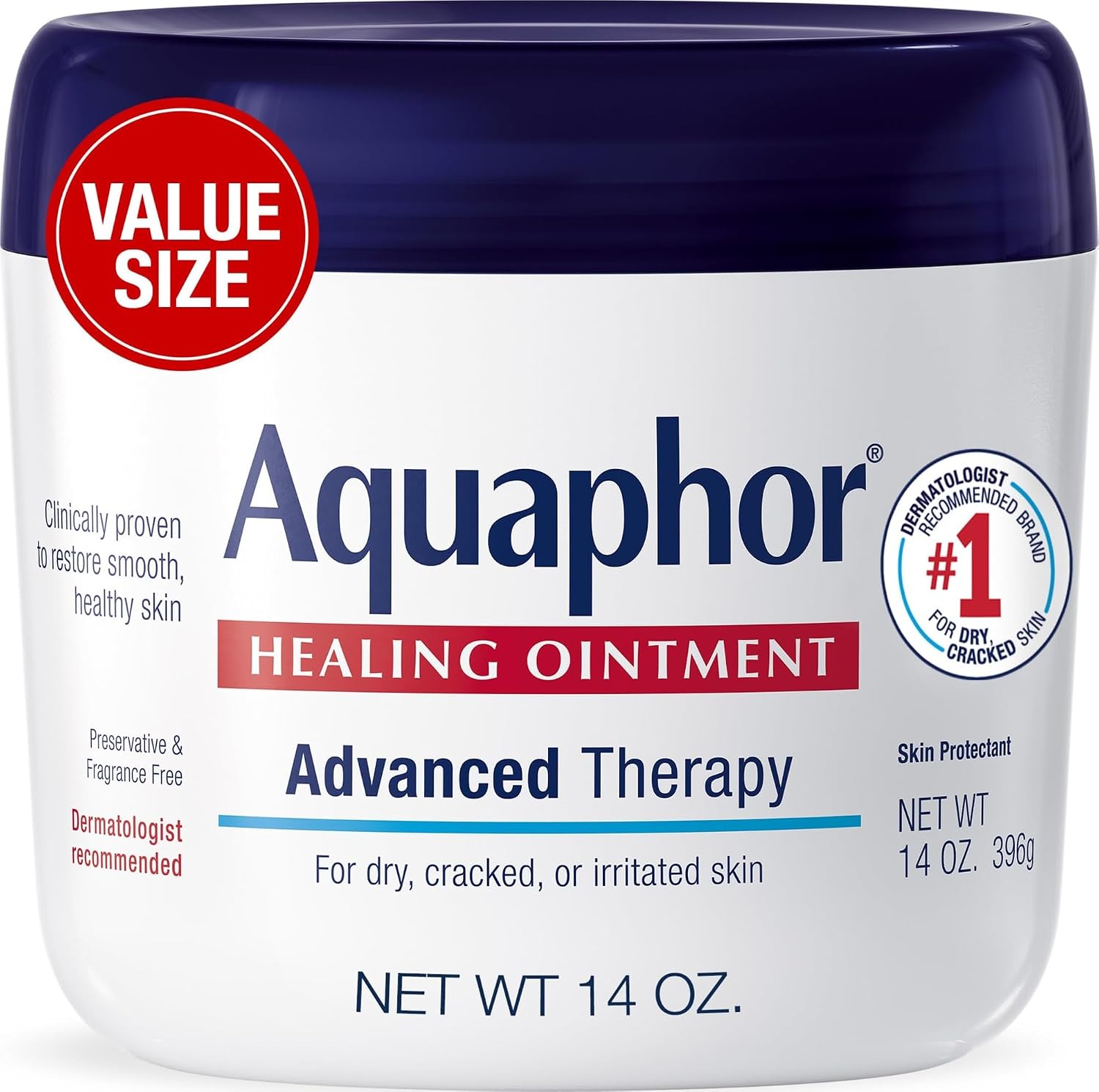 Aquaphor Healing Ointment jar