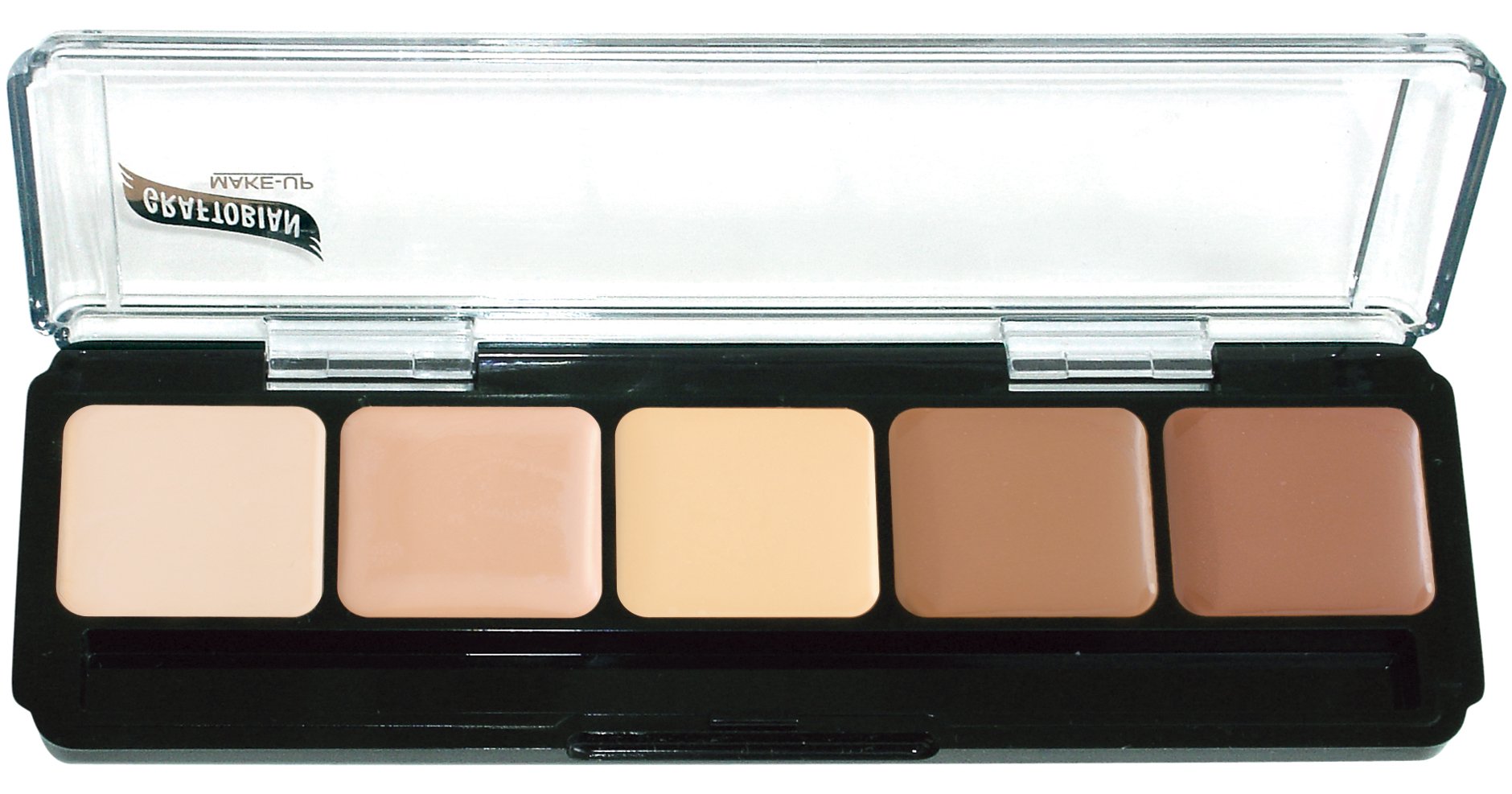 Graftobian HD Glamour Creme highlight and contour palette in Light