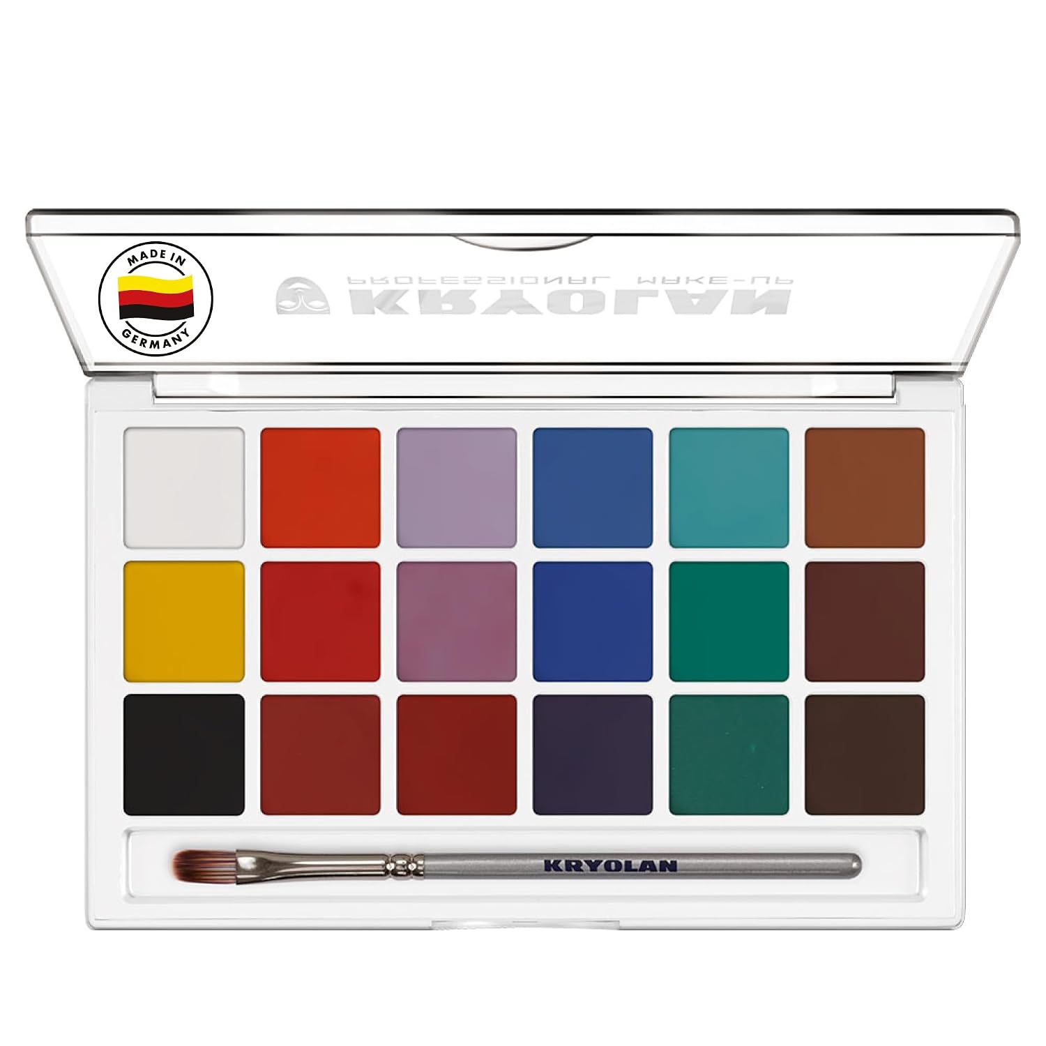 Kryolan 18-color face and body paint set