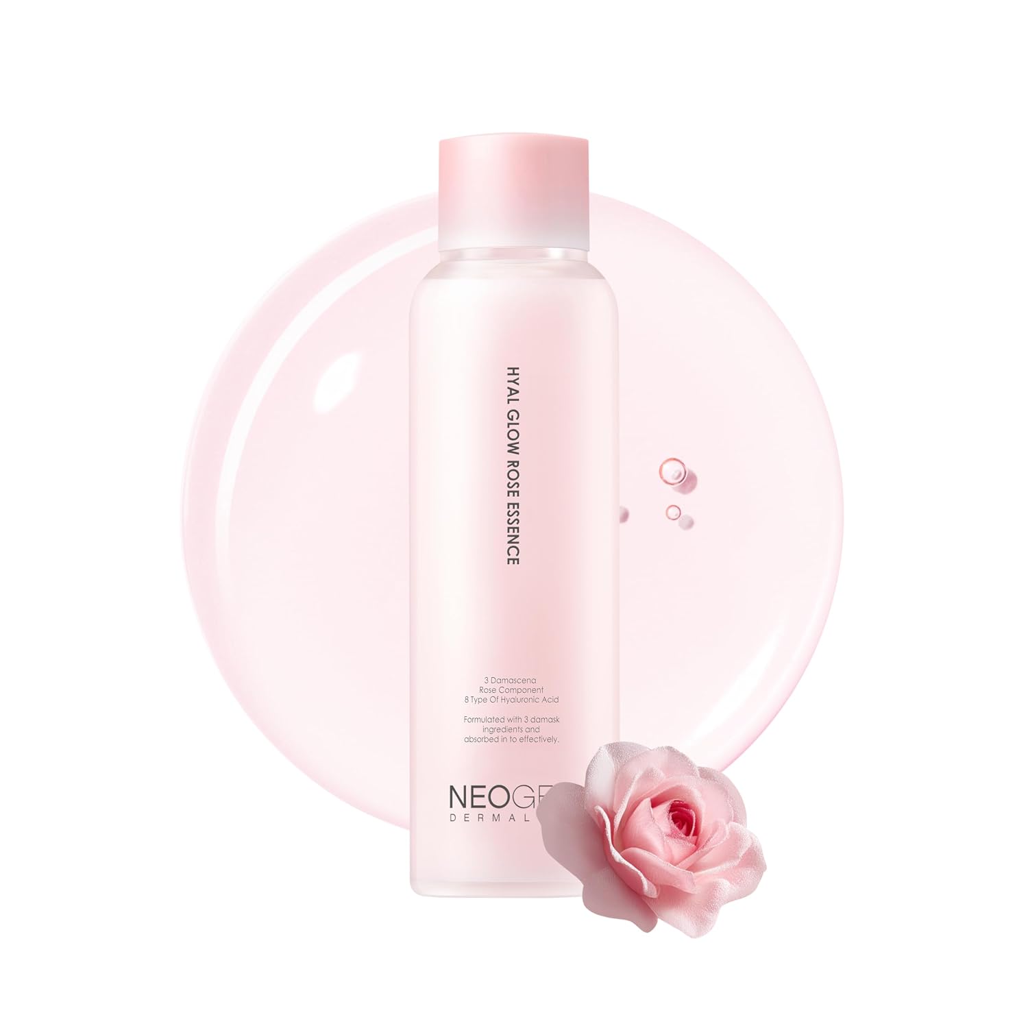 NEOGEN Dermalogy Hyal Glow Rose Essence Milky Toner bottle